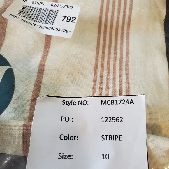 NWT Modcloth " New Opportunities" Capri Flare Linen Pants - Picture 7 of 10